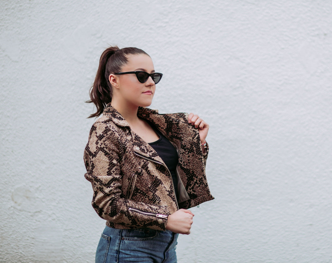 Snake Print Jacket